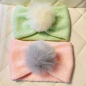 Knit earwarmers